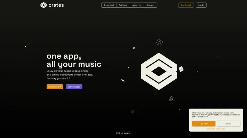 Homepage of Crates