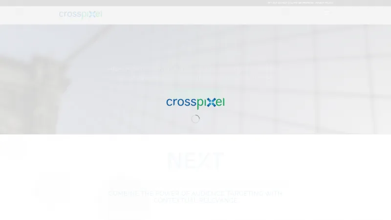 Homepage of Cross Pixel