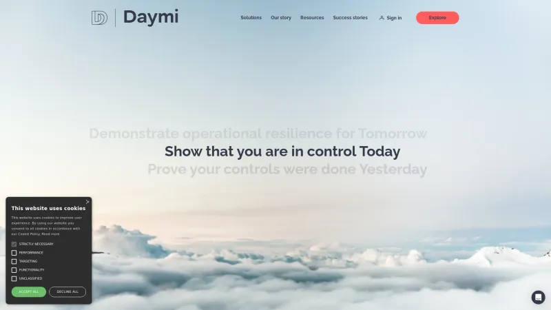 Homepage of Daymi