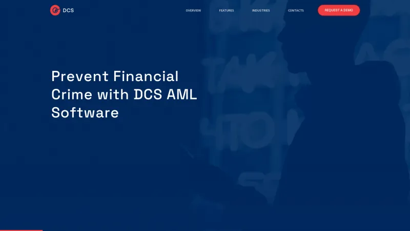 Homepage of DCS AML