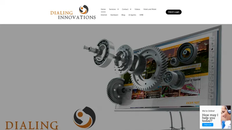 Homepage of Dialing Innovations