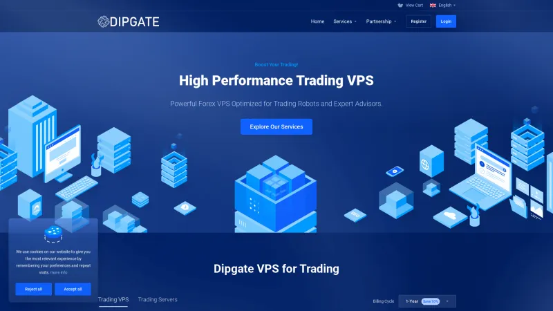 Homepage of Dipgate