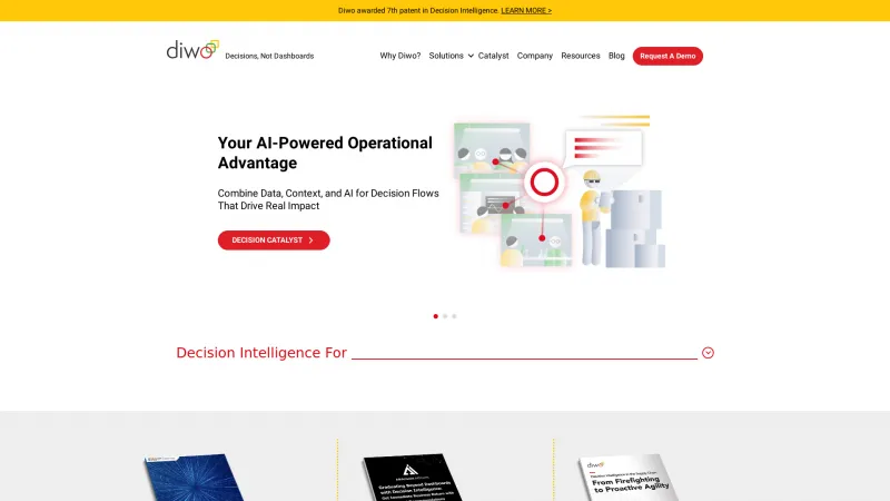 Homepage of Diwo