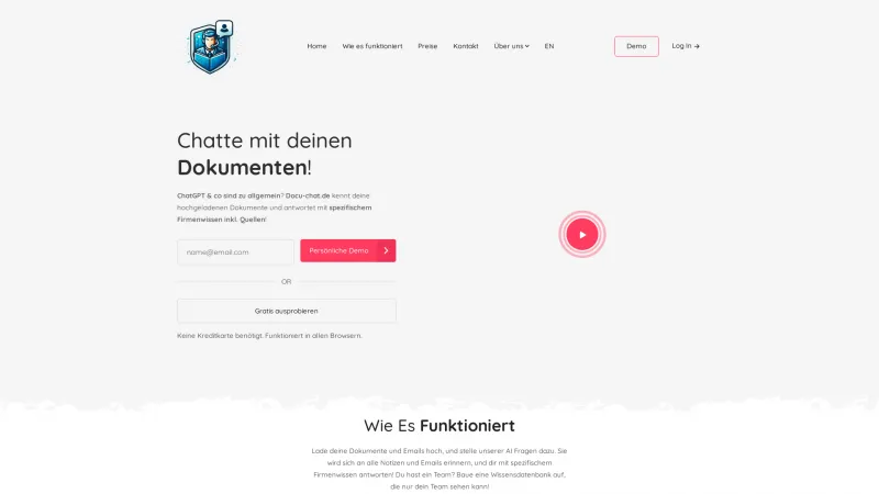 Homepage of Doku-Chat.de