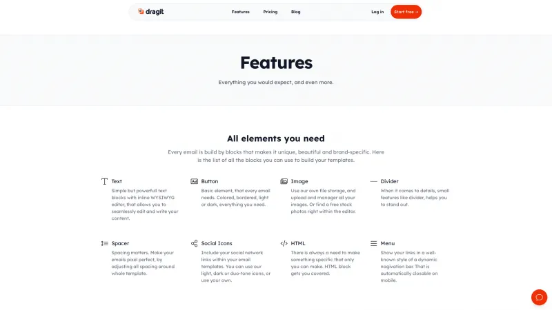 Homepage of Dragit