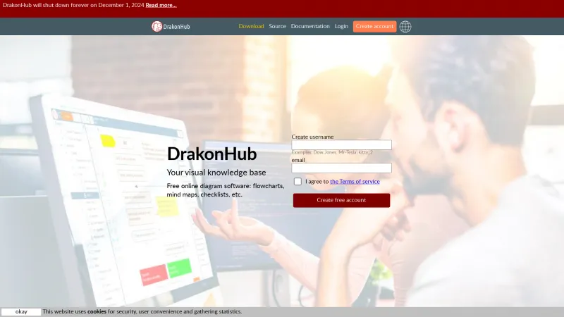 Homepage of DrakonHub