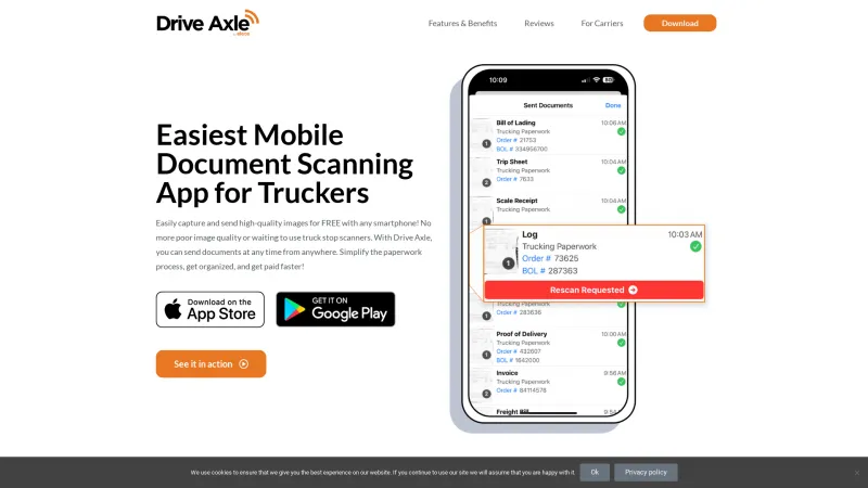 Homepage of DriveAxle