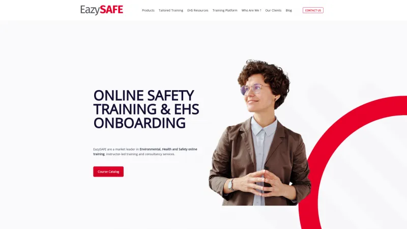 Homepage of EazySAFE