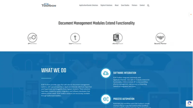 Homepage of ECM Toolbox