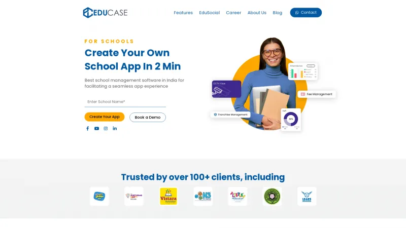 Homepage of Educase