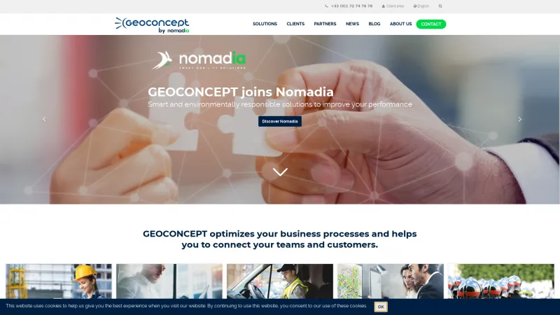 Homepage of Geoconcept