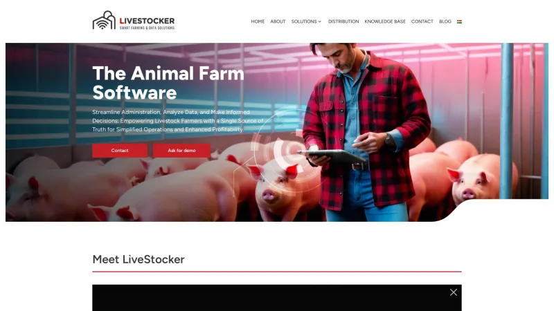 Homepage of Livestocker