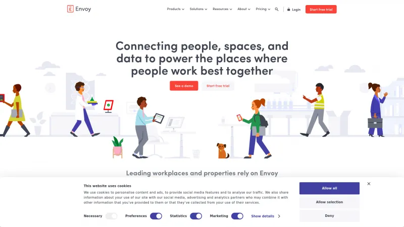 Homepage of Envoy