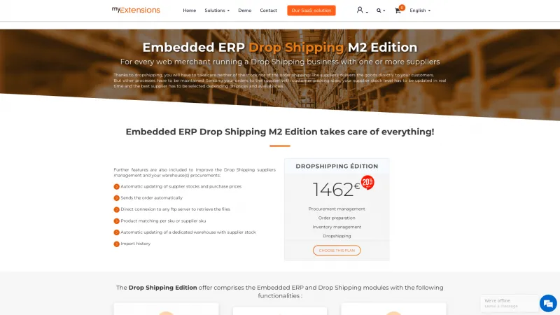 Homepage of Embedded ERP