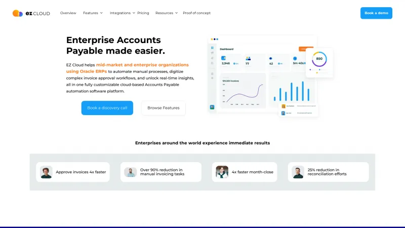 Homepage of EZ Cloud