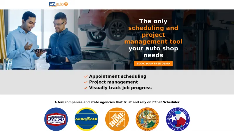 Homepage of EZ Auto Scheduler