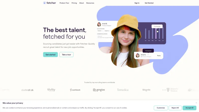 Homepage of Fetcher