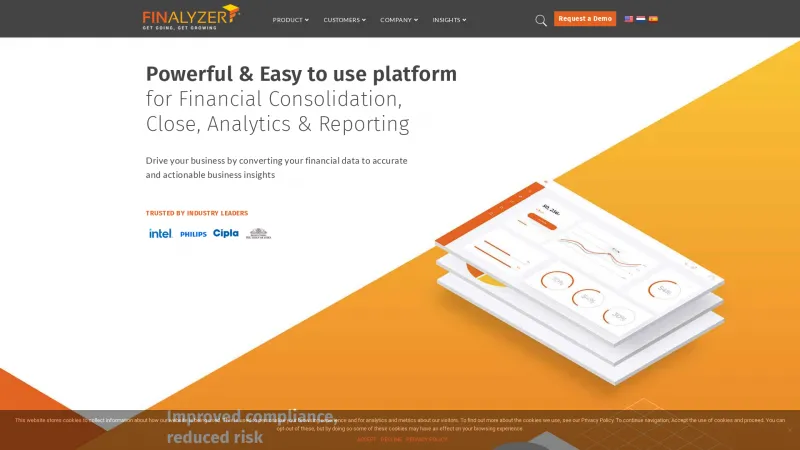 Homepage of FinAlyzer