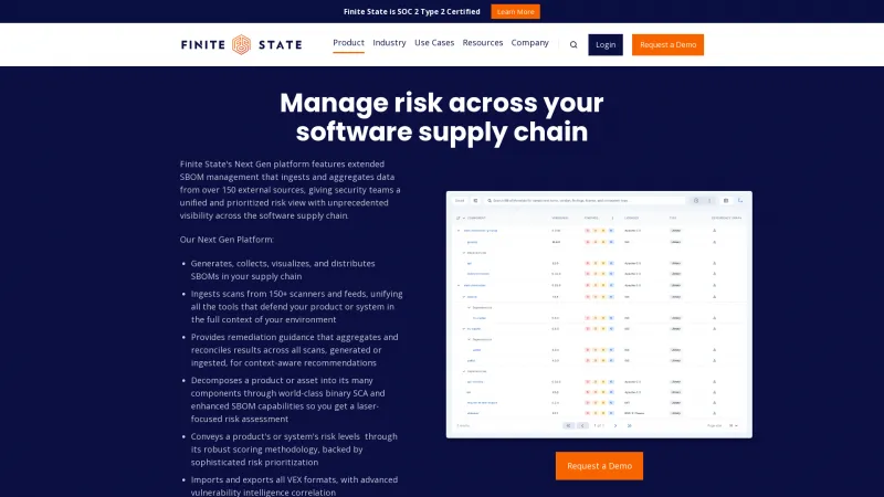 Homepage of Finite State