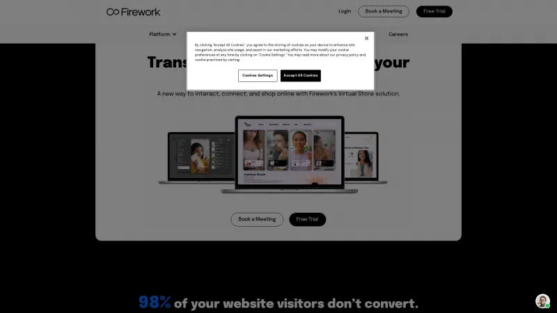 Homepage of Firework