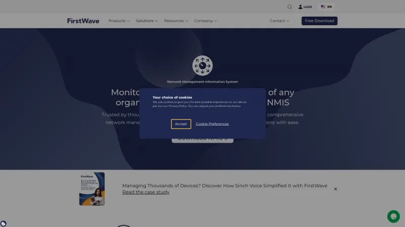 Homepage of NMIS