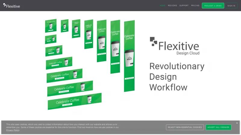 Homepage of Flexitive