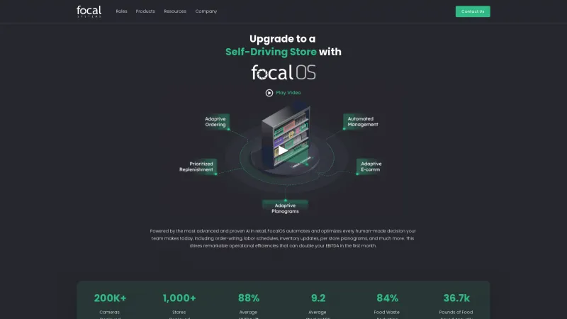 Homepage of Focal Systems