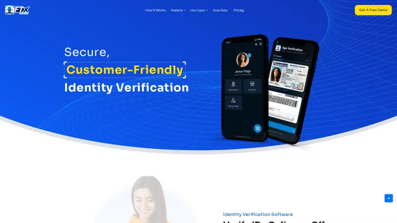 Homepage of FTx Identity