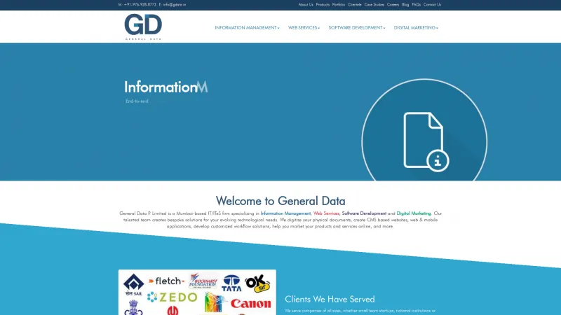 Homepage of GDocs