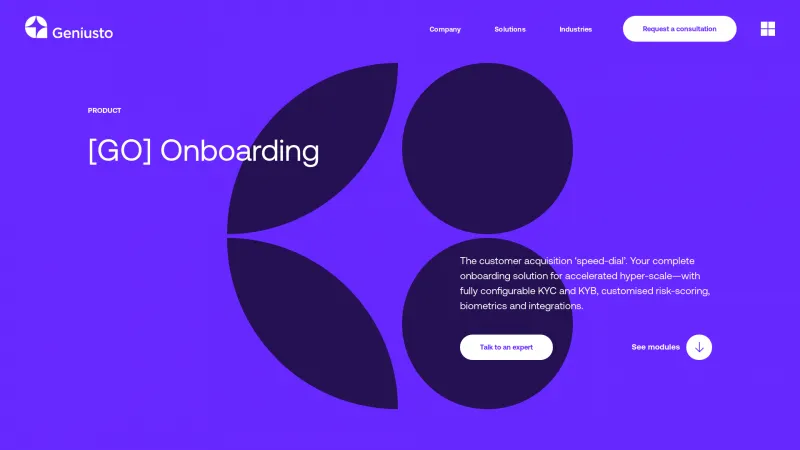 Homepage of [GO] Onboarding