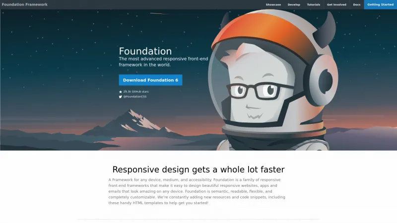 Homepage of Foundation