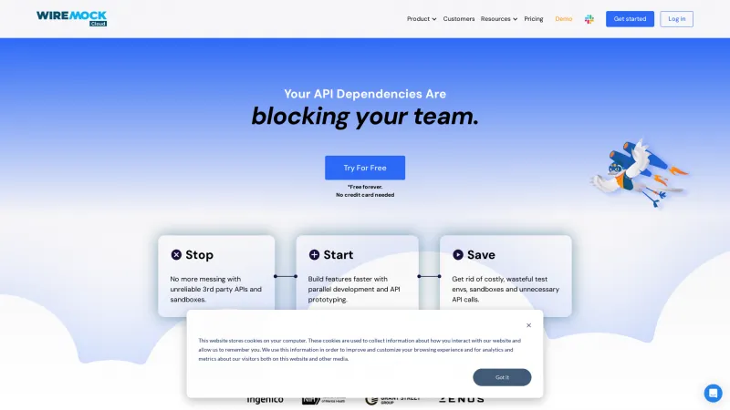 Homepage of MockLab