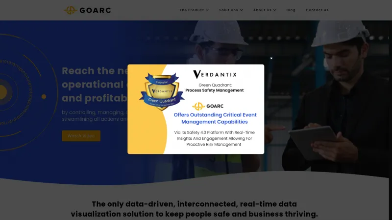 Homepage of GoArc