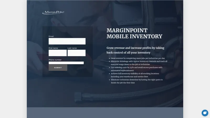 Homepage of MarginPoint