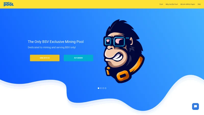 Homepage of GorillaPool