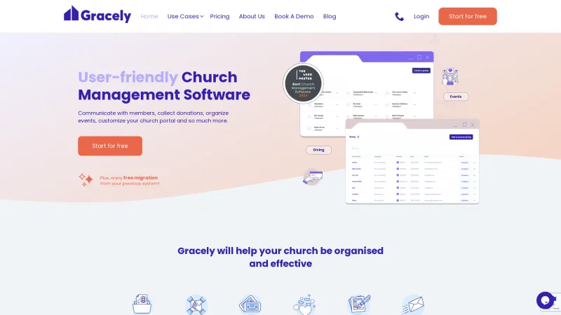 Homepage of Gracely