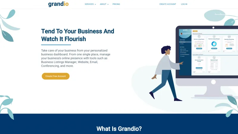 Homepage of Grandio