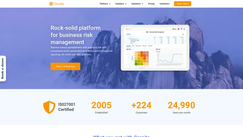 Homepage of Granite Risk Management