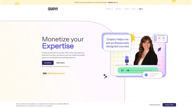 Homepage of Graphy