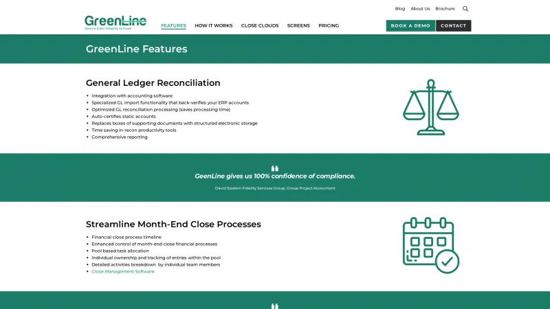 Homepage of GreenLine