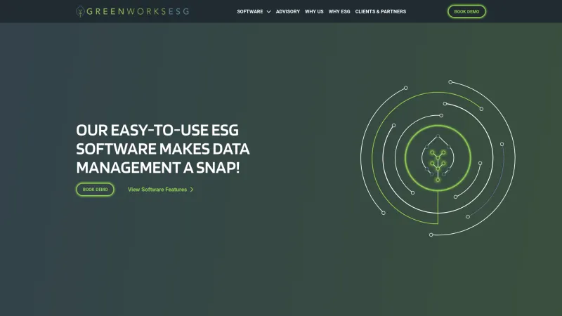 Homepage of GreenWorks