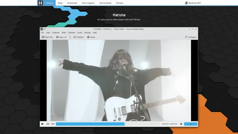 Homepage of Haruna