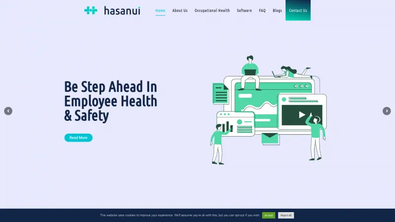 Homepage of Hasanui