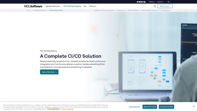 Homepage of HCL Launch