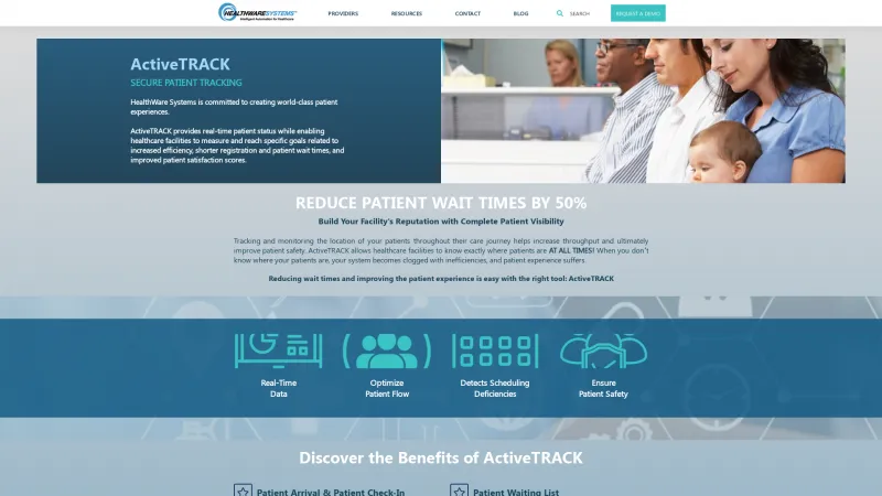 Homepage of ActiveTRACK