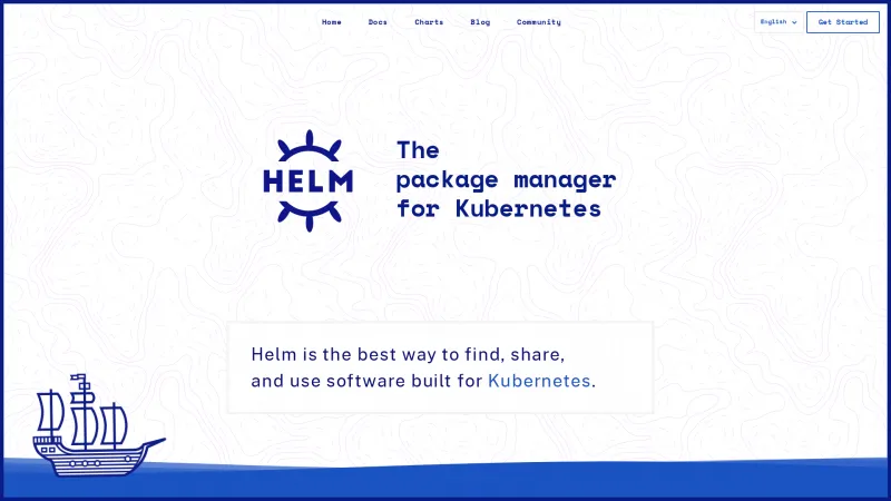 Homepage of Helm