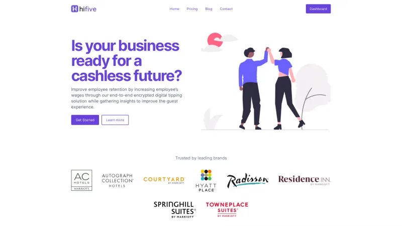 Homepage of Hifive