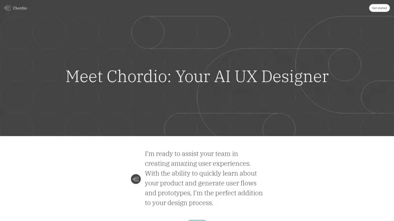 Homepage of Chordio