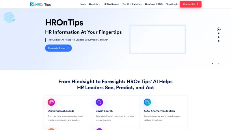 Homepage of HROnTips