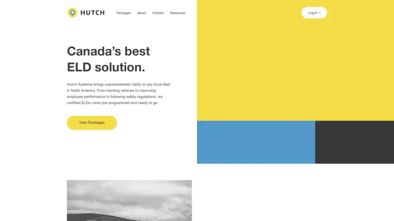 Homepage of Hutch Systems